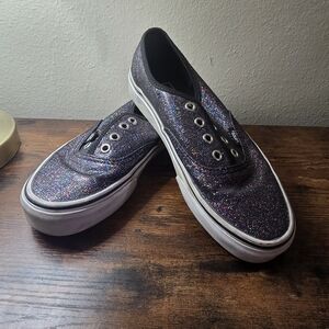 Sparkly Glitter Slip-On Sneakers
